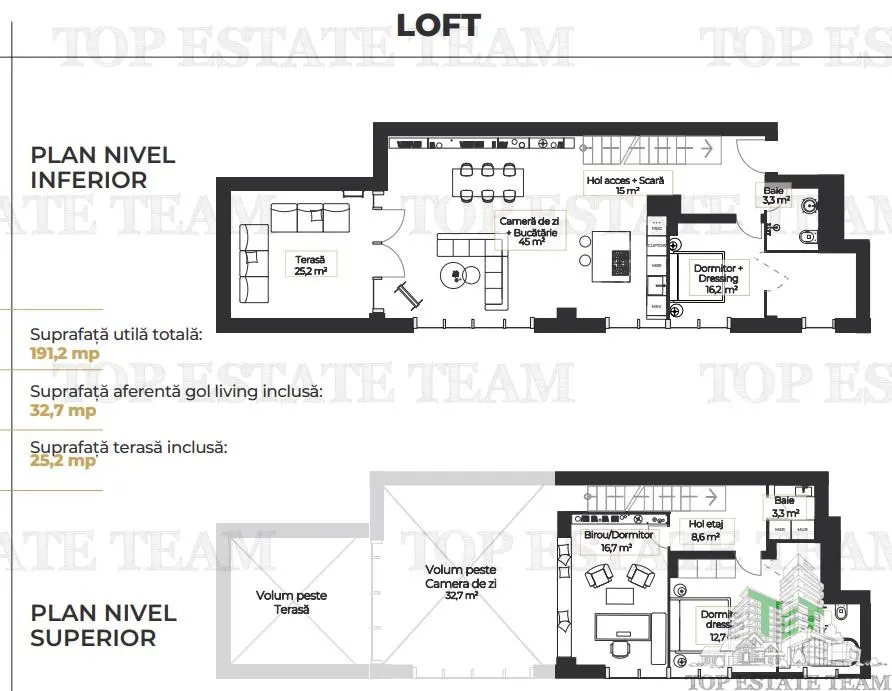 Duplex Loft for Sale in Aviatiei Area - foto 9
