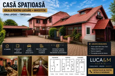 Villa adjacent to Iulius Town, 722 sqm land – prime investment opportunity - Timisoara