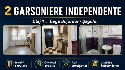 Secure Investment: 2 Independent Studios, First Floor, Bega Bujorilor - Șagului - Timisoara