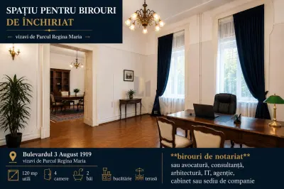 Espacio de Oficinas en Alquiler – 120 m² + Terraza | Parque Regina Maria | 980 €/mes - Timisoara