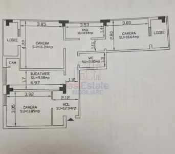 3-Bedroom Apartment, Podul de Fier, Iași - foto 13