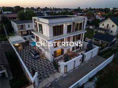 Villa for Sale in Otopeni, P+2E, 509 sqm Plot with Swimming Pool - Otopeni