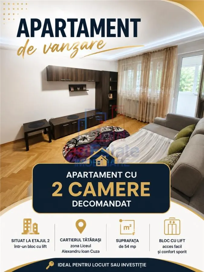 Appartement 2 Pièces à Distribution Séparée, Tătărași, 2e Étage - foto 1