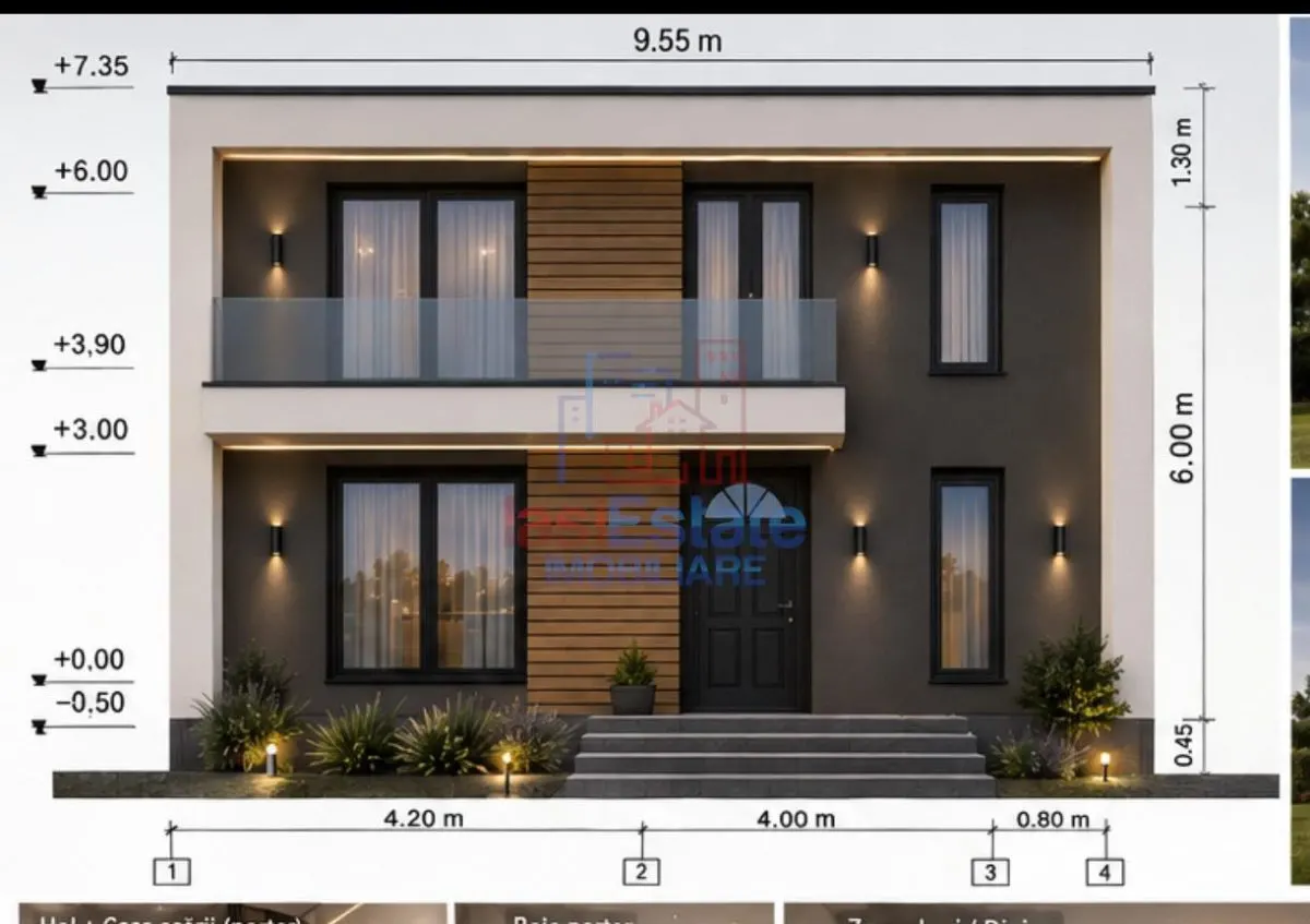 Vişan–Bărnova 独立式住宅 P+1 出售 享有壮观景观 - foto 8