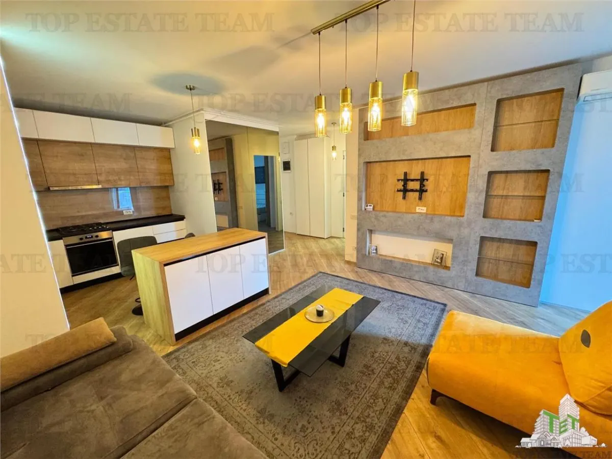 3卧室公寓 | 6楼 | Four City North Pipera | 65.59平方米 + 阳台 - foto 1