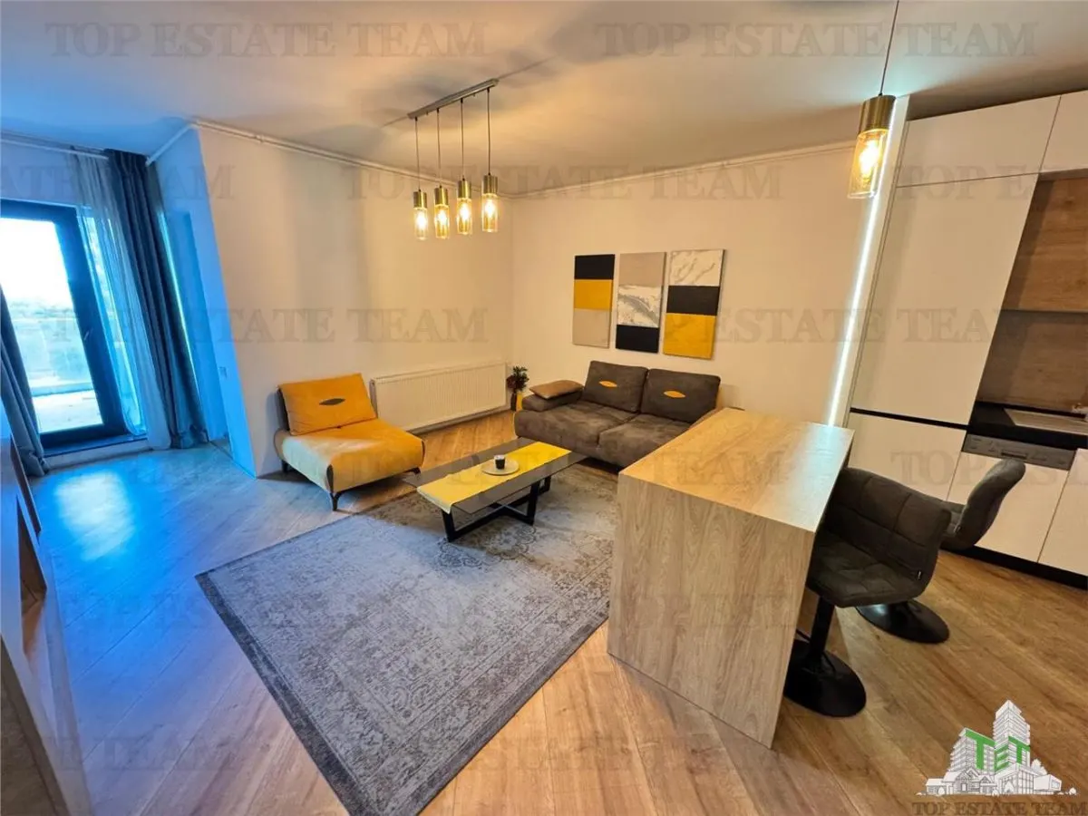 3卧室公寓 | 6楼 | Four City North Pipera | 65.59平方米 + 阳台 - foto 2