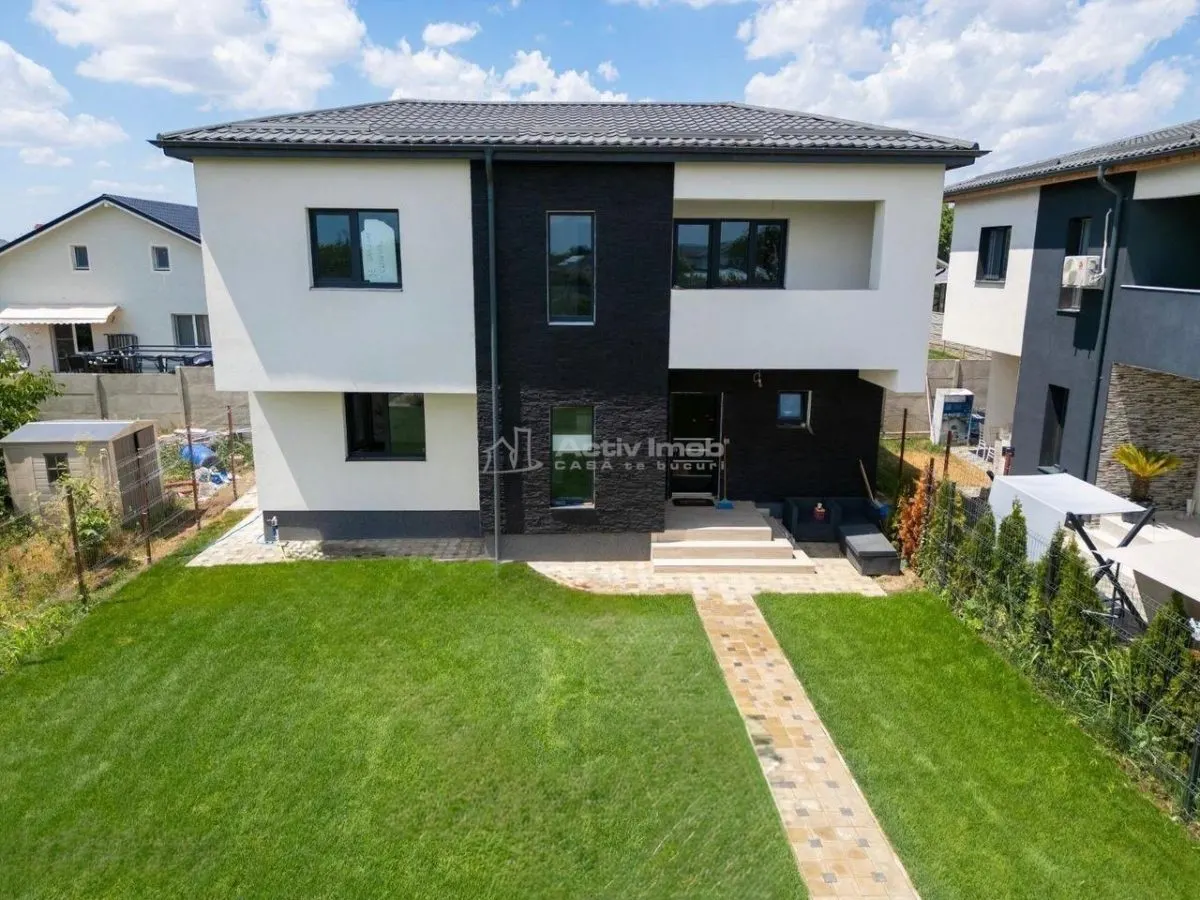 Maison Individuelle Moderne P+1+M – Terrain 374 m², Berceni - foto 1