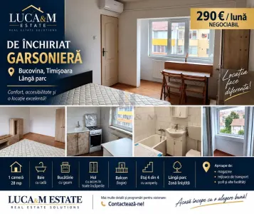 Appartement 1 Chambre, Secteur Bucovina/Mall - Timisoara