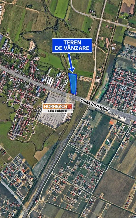 Land for sale 3548 sqm in Timisoara, Buziasului area - foto 1