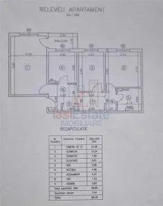 Apartment with 3 bedrooms for sale 60 sqm in Iasi, Galata area - foto 6