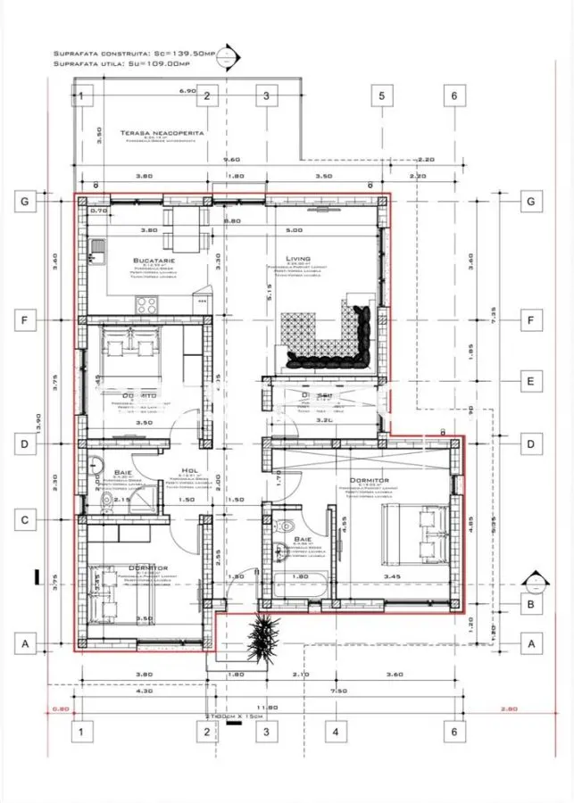 Casa Domnesti | 110 mp utili | 500 mp teren - foto 1