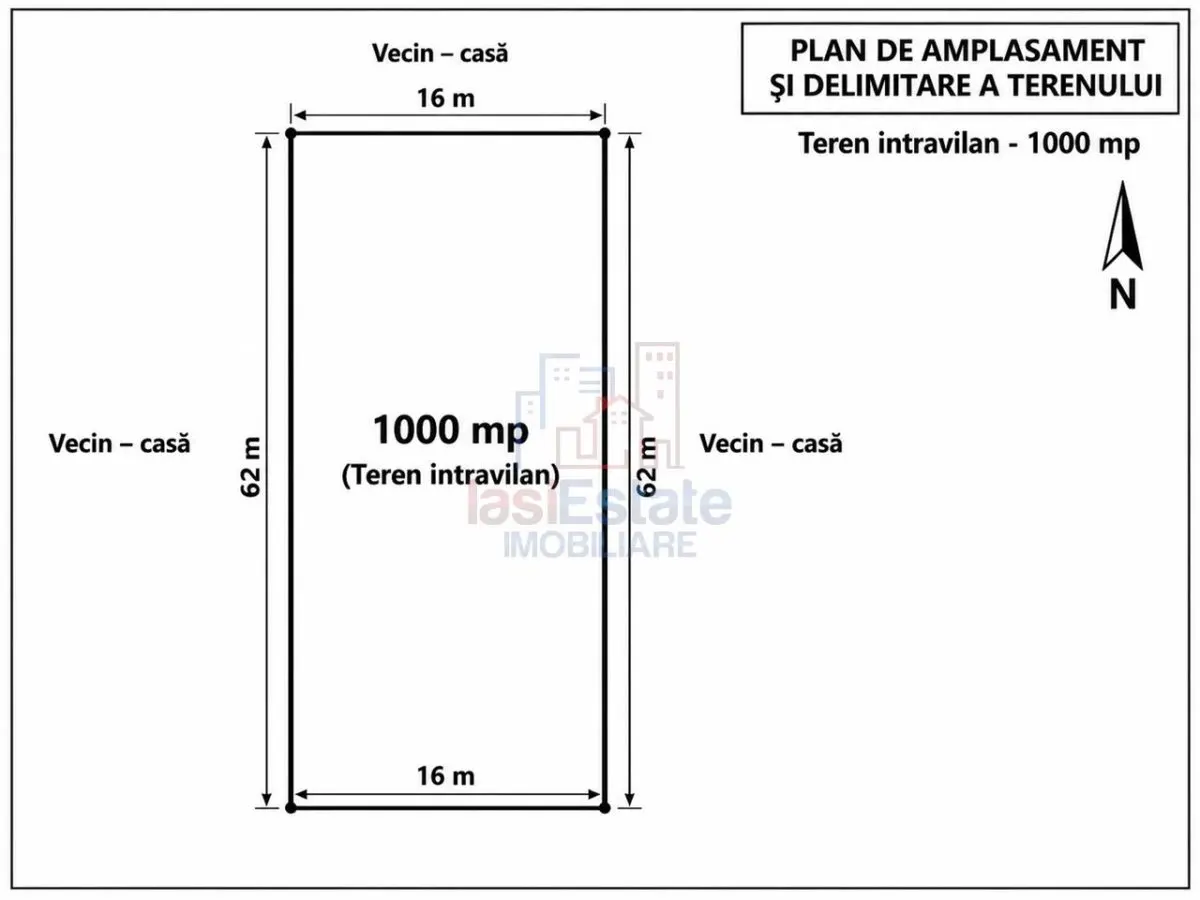 Land for sale 1000 sqm in Iasi, Cug area - foto 2