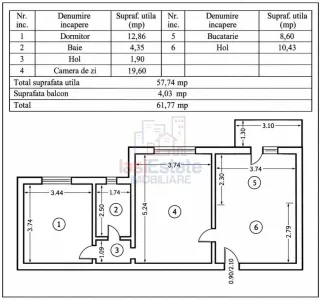 Apartamento de Dos Dormitorios en Venta en Frumoasa - foto 2