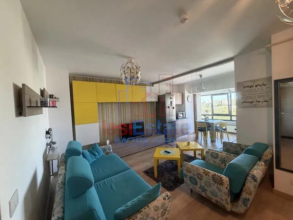 Apartment with 2 bedrooms for rent 45 sqm in Iasi, Tatarasi area - foto 2