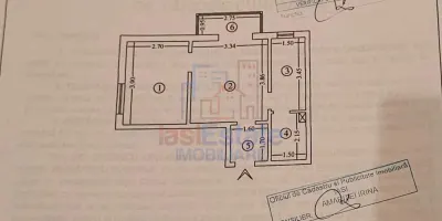 Apartment with 2 bedrooms for sale 37 sqm in Iasi, Podu Ros area - foto 6