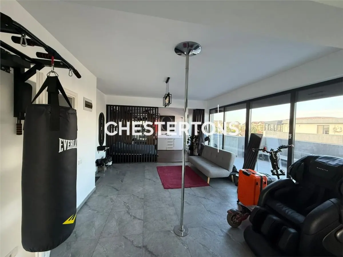 Penthouse 107 sqm, Premium Furnished & Equipped, Cartierul Latin, Bragadiru - foto 2