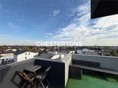 Penthouse 107 sqm, Premium Furnished & Equipped, Cartierul Latin, Bragadiru - foto 16