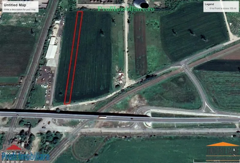 5,000 sqm Development Land, Ovidiu Road, Arad – Direct Road Access - foto 1