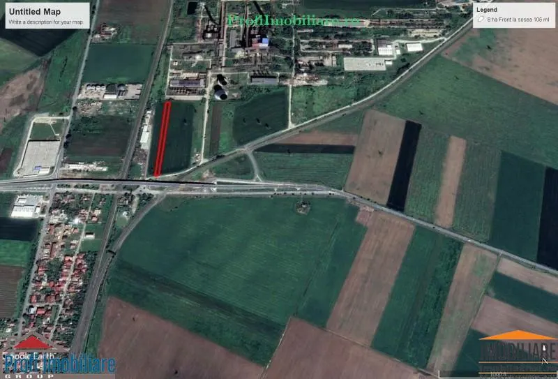 5,000 sqm Development Land, Ovidiu Road, Arad – Direct Road Access - foto 2