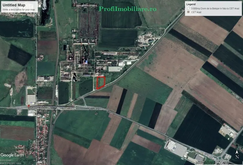 Land for sale 10500 sqm in Arad, 6 Vanatori area - foto 2