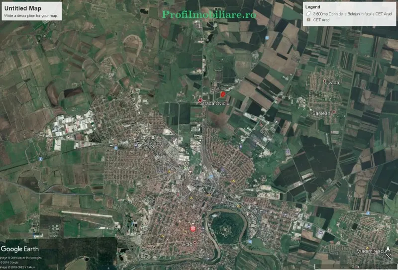 Land for sale 10500 sqm in Arad, 6 Vanatori area - foto 4
