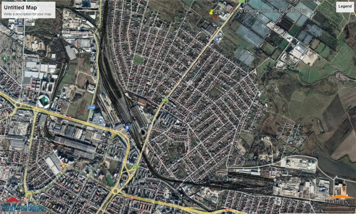 Teren 1.500mp pentru constructii comerciale-industriale- Gradiste strada Petru Rares vizavi de Lidl - foto 3