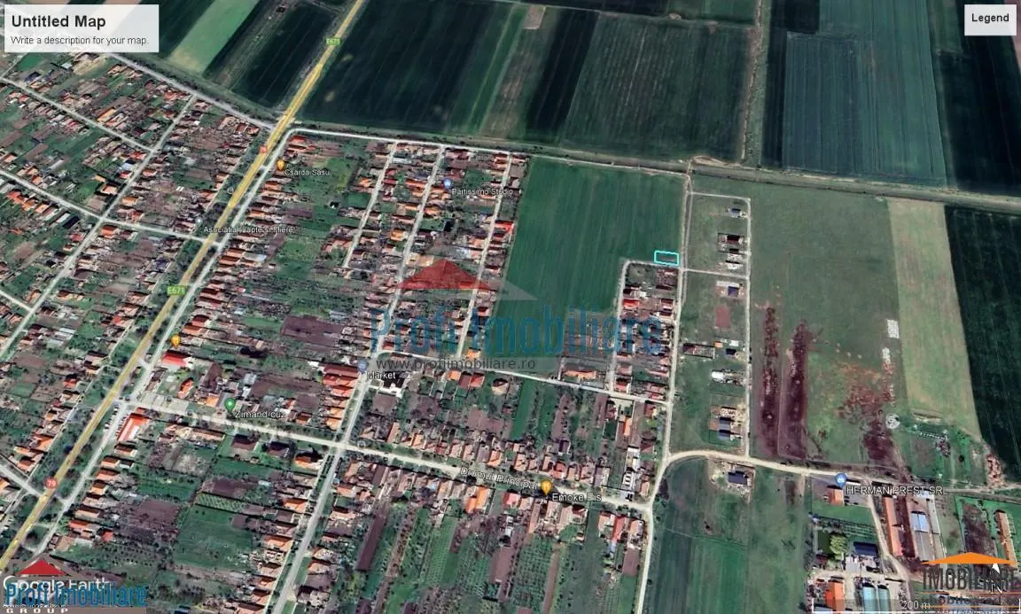 540 sqm Building Plot with Full Utilities & Approved Single-Storey Project, Zimand Cuz - foto 2