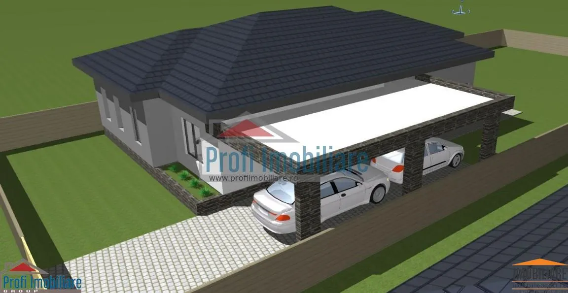 540 sqm Building Plot with Full Utilities & Approved Single-Storey Project, Zimand Cuz - foto 11