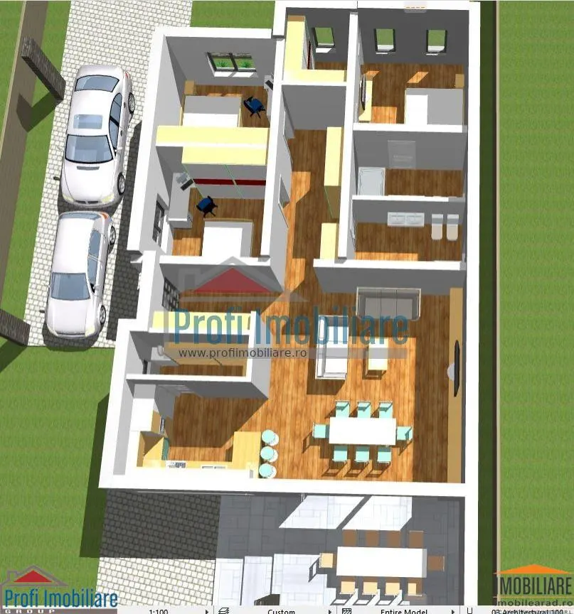 540 sqm Building Plot with Full Utilities & Approved Single-Storey Project, Zimand Cuz - foto 12