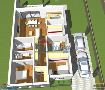 540 sqm Building Plot with Full Utilities & Approved Single-Storey Project, Zimand Cuz - foto 14