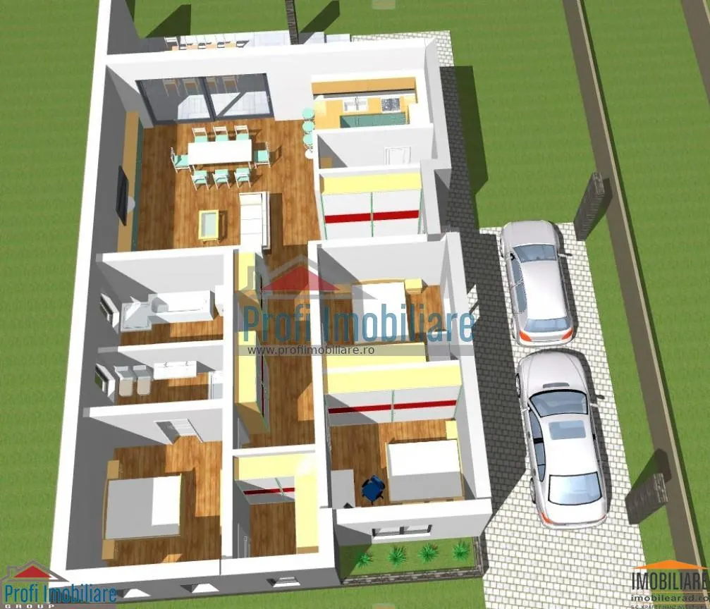 540 sqm Building Plot with Full Utilities & Approved Single-Storey Project, Zimand Cuz - foto 14