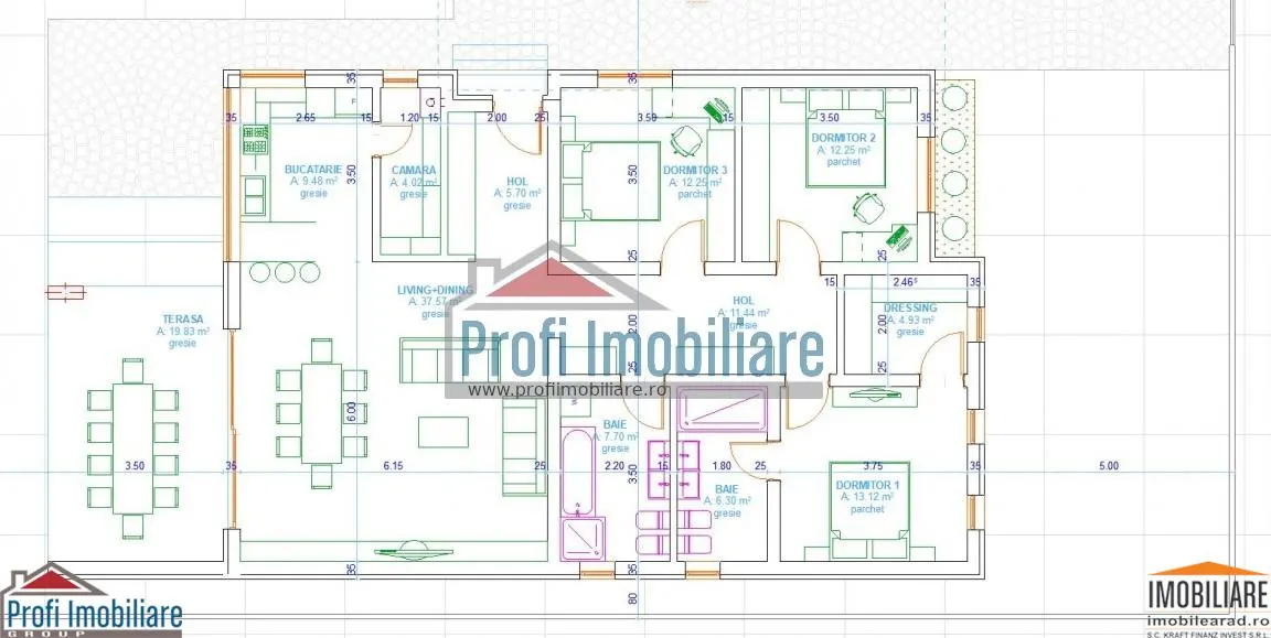 540 sqm Building Plot with Full Utilities & Approved Single-Storey Project, Zimand Cuz - foto 15