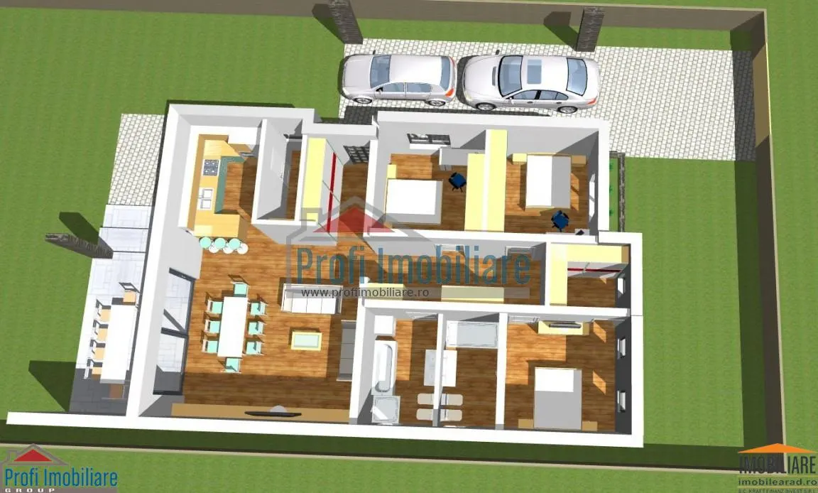 540 sqm Building Plot with Full Utilities & Approved Single-Storey Project, Zimand Cuz - foto 16