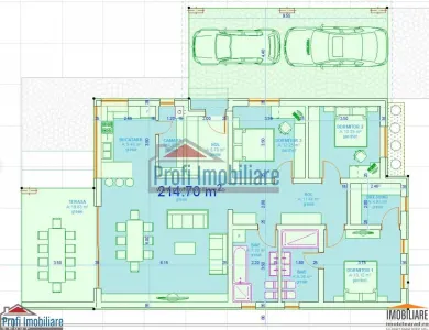 540 sqm Building Plot with Full Utilities & Approved Single-Storey Project, Zimand Cuz - foto 3