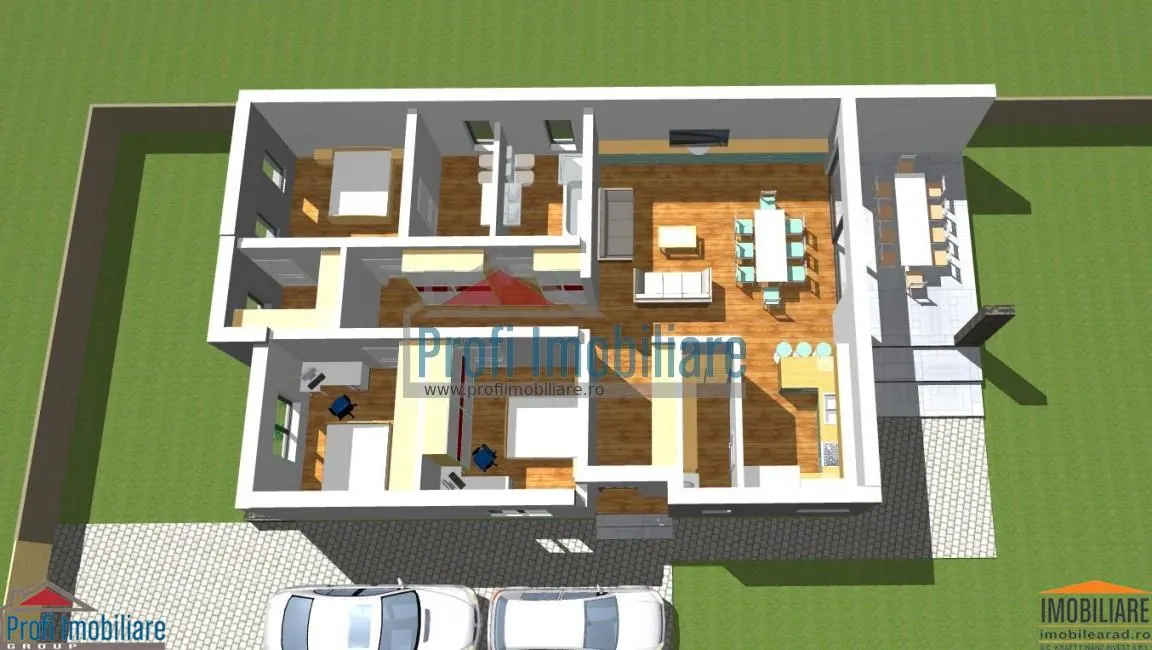 540 sqm Building Plot with Full Utilities & Approved Single-Storey Project, Zimand Cuz - foto 8