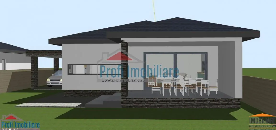 540 sqm Building Plot with Full Utilities & Approved Single-Storey Project, Zimand Cuz - foto 9