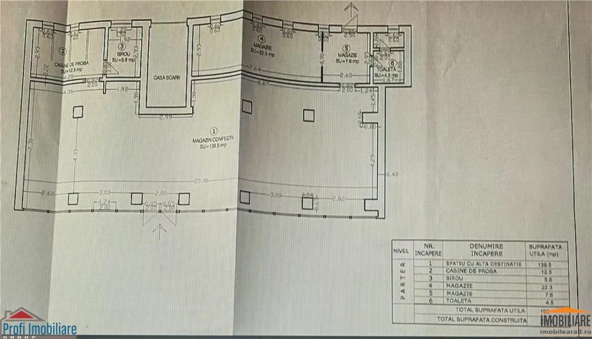 Spatiu pe Bulevardul Revolutiei cu front 22ml, posibil recompartimentare - foto 1