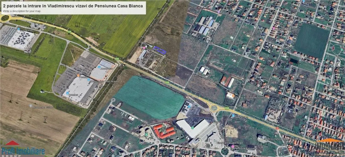 Deux Parcelles pour Construction, 1.230 m², Près de Jumbo, Vladimirescu - foto 1