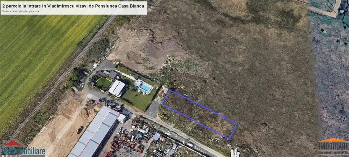 Deux Parcelles pour Construction, 1.230 m², Près de Jumbo, Vladimirescu - foto 2