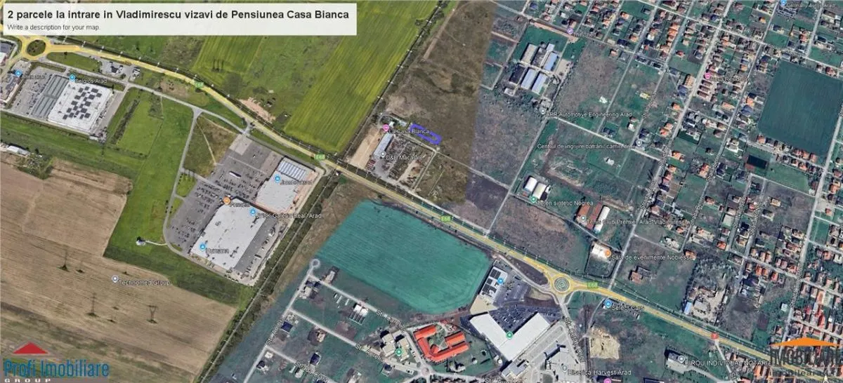 Deux Parcelles pour Construction, 1.230 m², Près de Jumbo, Vladimirescu - foto 4