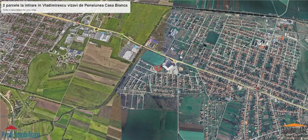 Deux Parcelles pour Construction, 1.230 m², Près de Jumbo, Vladimirescu - foto 6