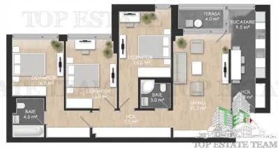 Apartamento de Cuatro Dormitorios en Venta en Zona Norte - foto 9