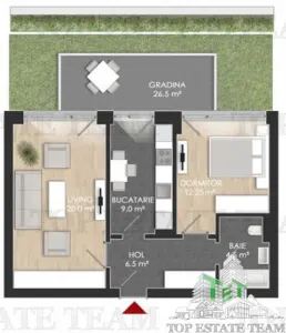 北布加勒斯特成熟小区2卧室花园公寓 - foto 6