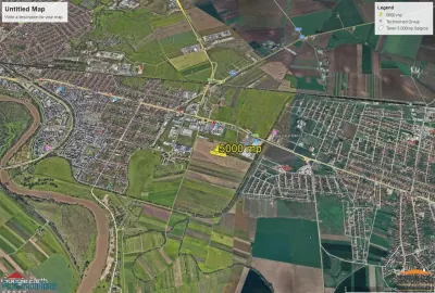 Teren de 5000 mp langa Selgros - Jumbo - Real - Altex - Arad