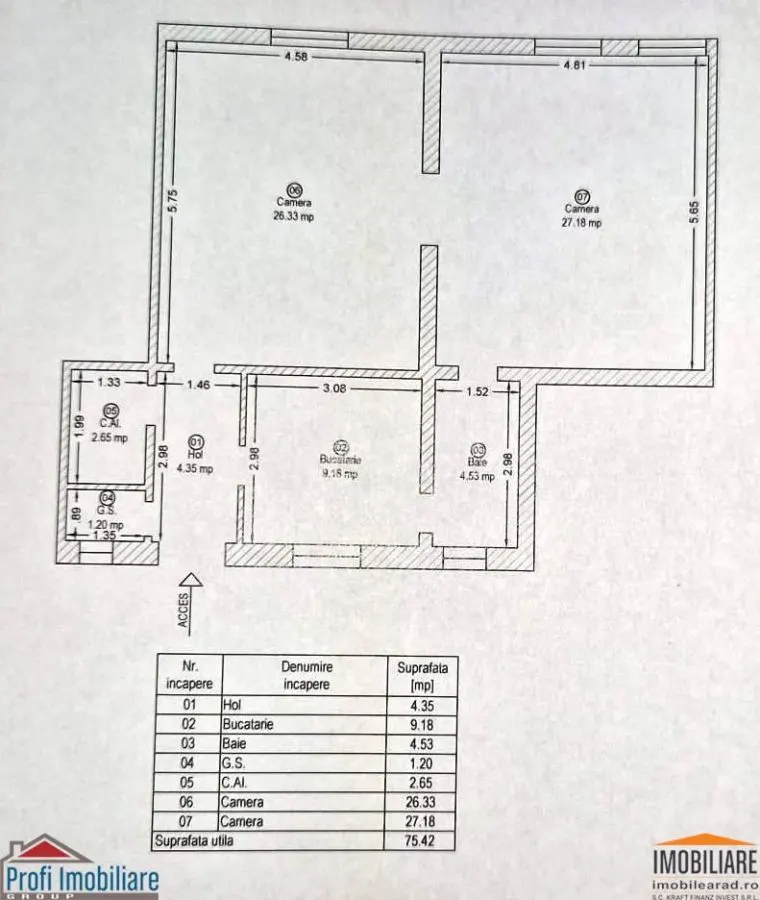 APARTAMENT 76 MP RENOVAT INTEGRAL 2026 | IOSEFIN TIMIȘOARA | LIVING MARE + BAIE PROPRIE | 99.990 € - foto 24