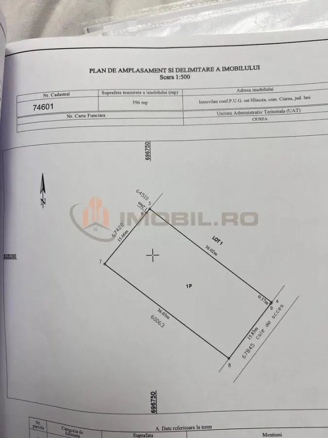 Teren de vanzare zona Iasi - Hlincea/Manta Rosie - foto 7