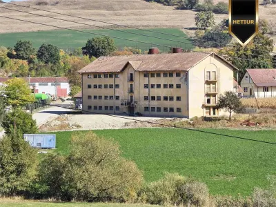 Cladire solida P+3 - 2238 mp - Fost uscator de hamei - Sighisoara, Hetiur - DN13, E60 - Hetiur
