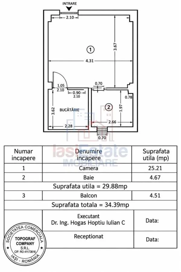 Apartament de vanzare – Zona Centrala, Palas, Universitatea Gh. Asachi - foto 7
