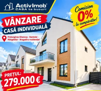 Vanzare - Casa Individuala - Prelungirea Ghencea - Dantelei - Parfumului - 279000E - STB - mobilata - utilata - dormitor pe parter - Comision 0! - Bucuresti