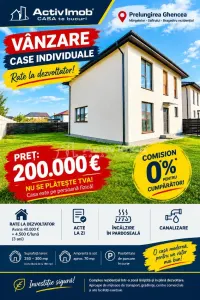 Vanzare - Casa individuala-Prelungirea Ghencea-Margelelor - 200000E - dormitor pe parter - Posibilitate rate la dezvoltator - Comision 0 ! - foto 17